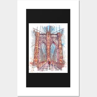 Brooklyn Bridge Posters and Art